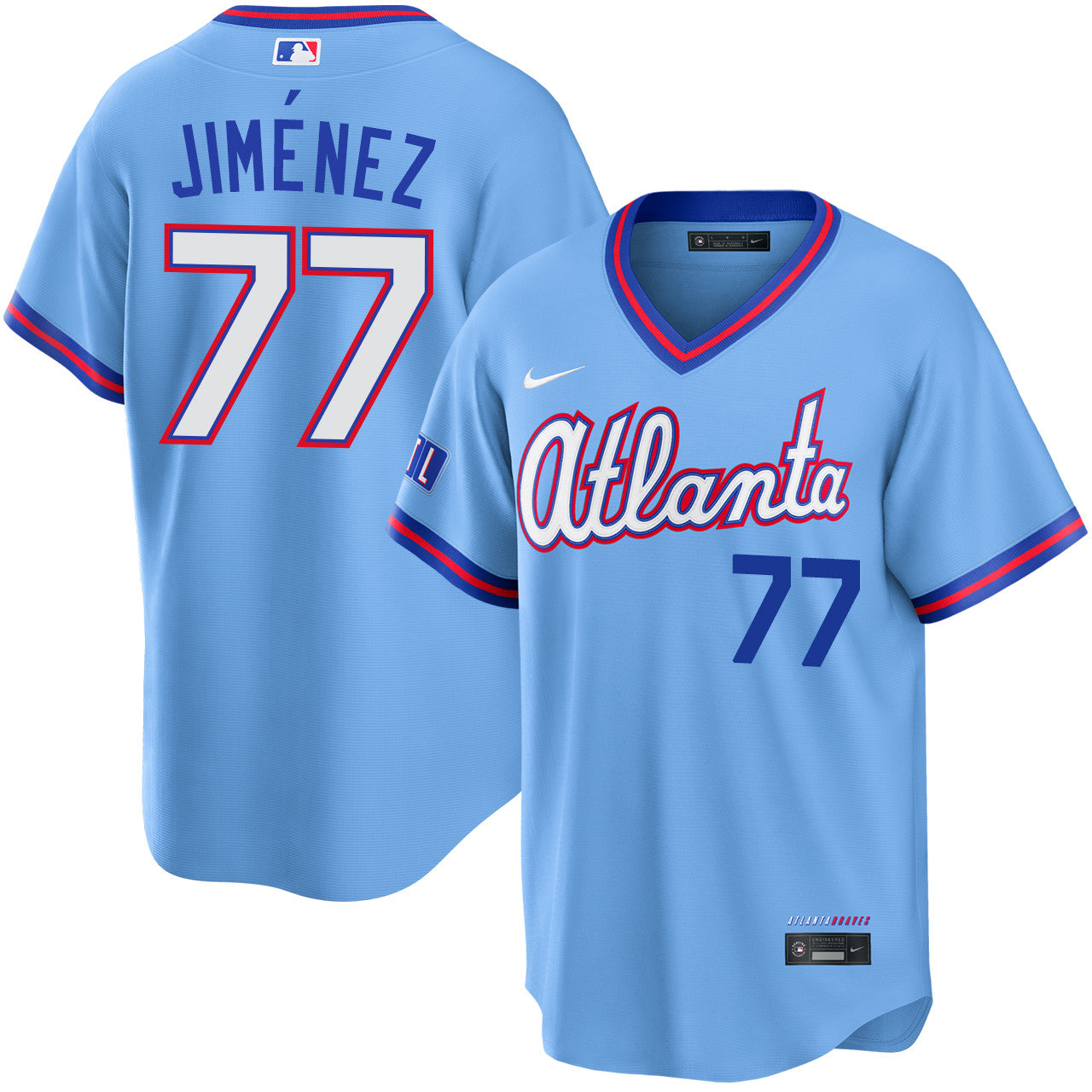 Joe Jimenez Atlanta Braves 2026 City Connect Stadium Jersey - Powder Blue