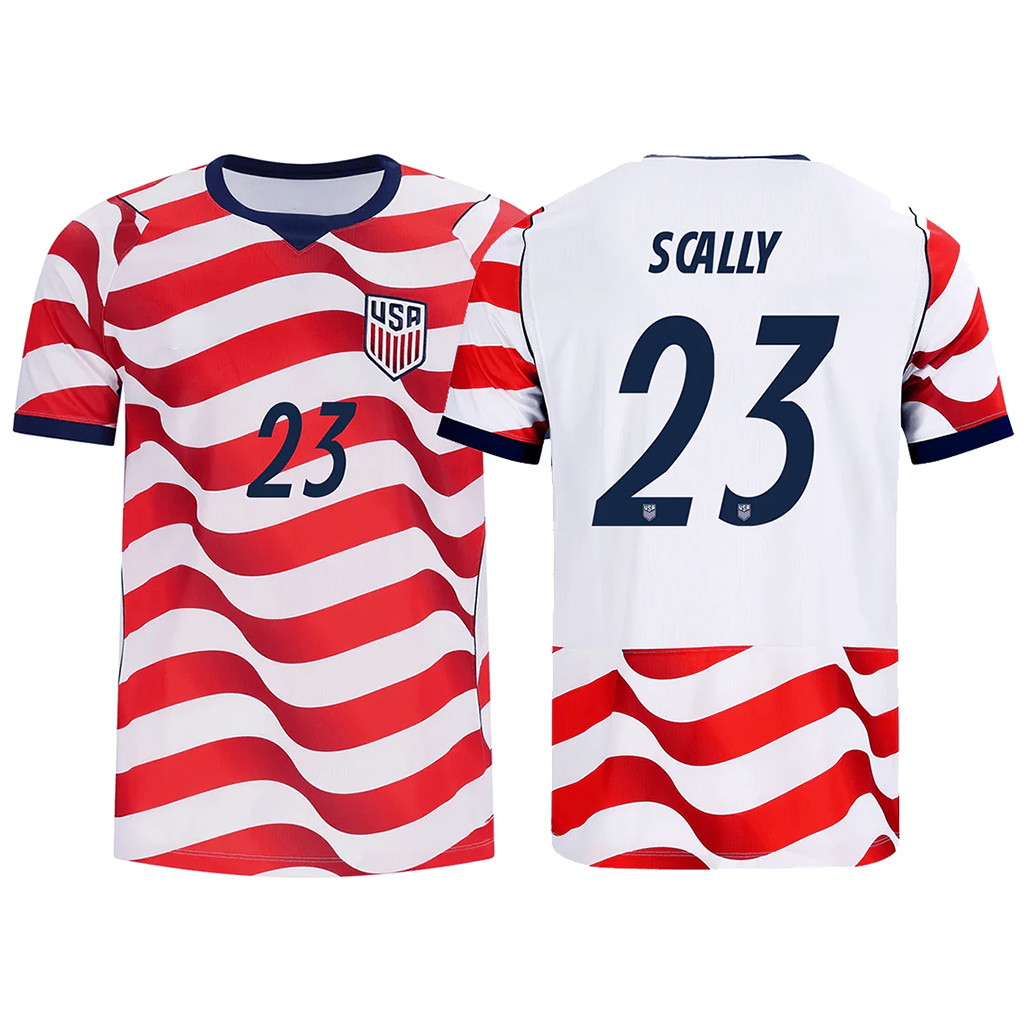 Joe Scally #23 Stadium Home Jersey USMNT Merch US Soccer World Cup 2026 USMNT Gear Dad Gifts