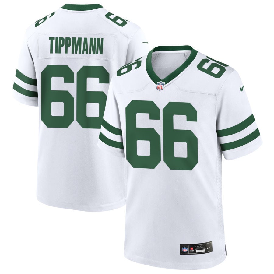 Joe Tippmann New York Jets 2025 Game Jersey - Legacy White