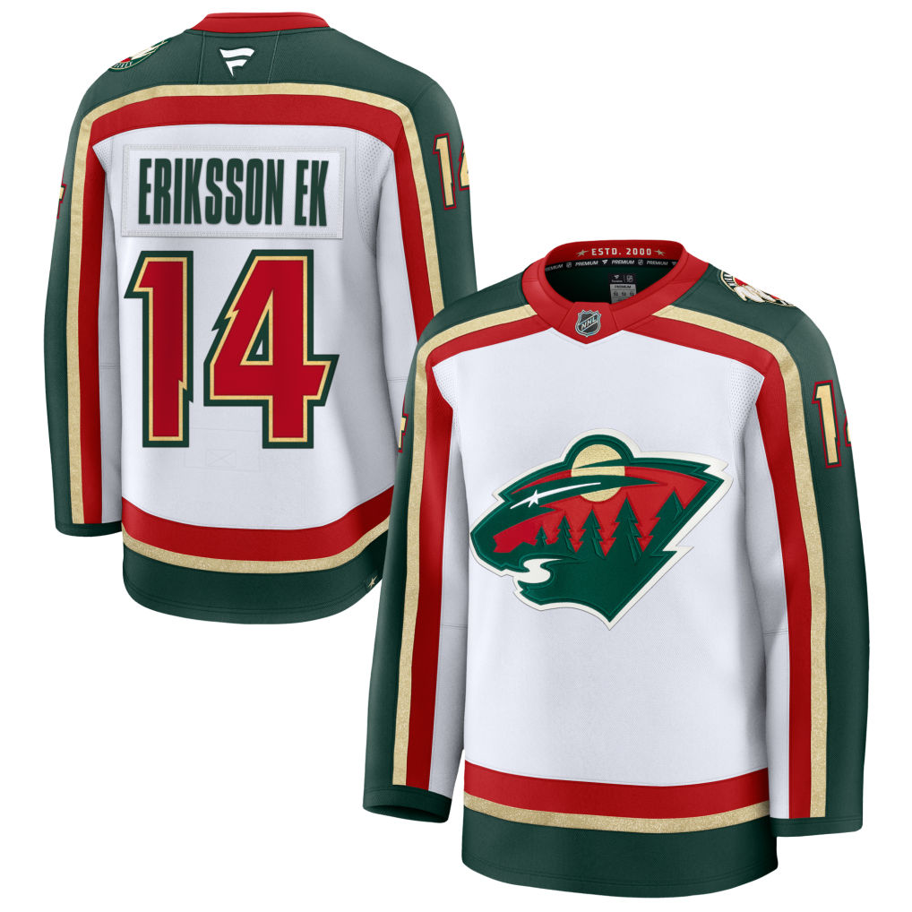 Joel Eriksson Ek Minnesota Wild 25th Anniversary Premium Jersey - White