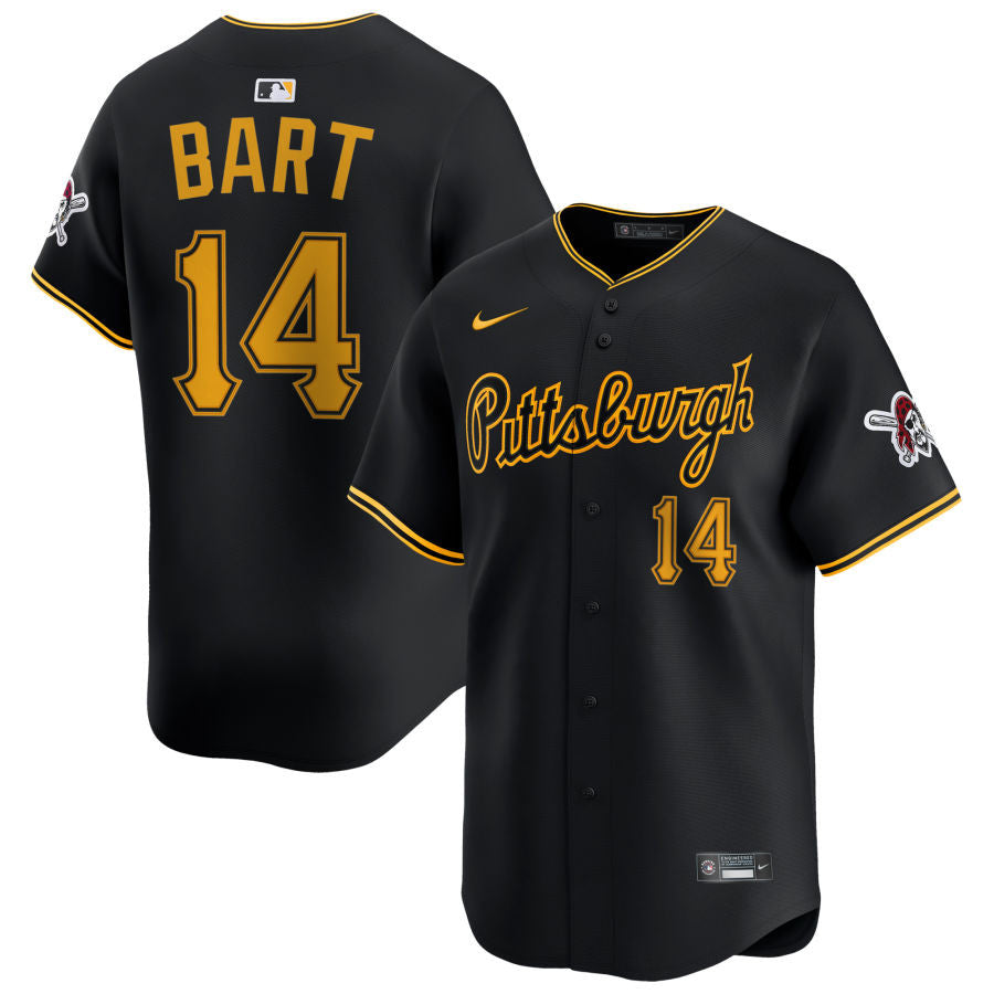Joey Bart Pittsburgh Pirates 2025 Alternate Limited Jersey - Black