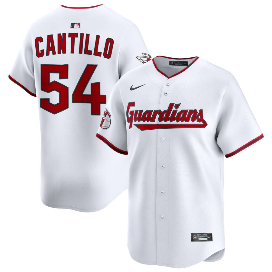 Joey Cantillo Cleveland Guardians 2025 Home Limited Jersey - White