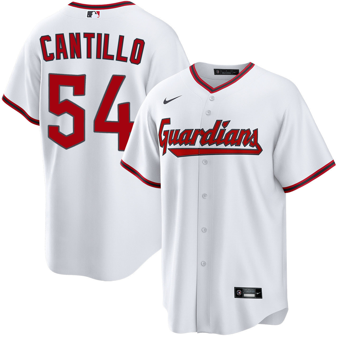 Joey Cantillo Cleveland Guardians 2026 Home Jersey - White