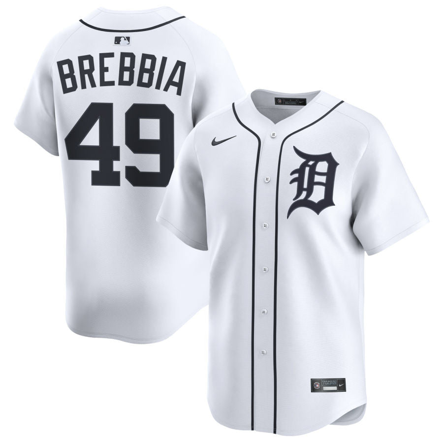 John Brebbia Detroit Tigers 2025 Home Limited Jersey - White