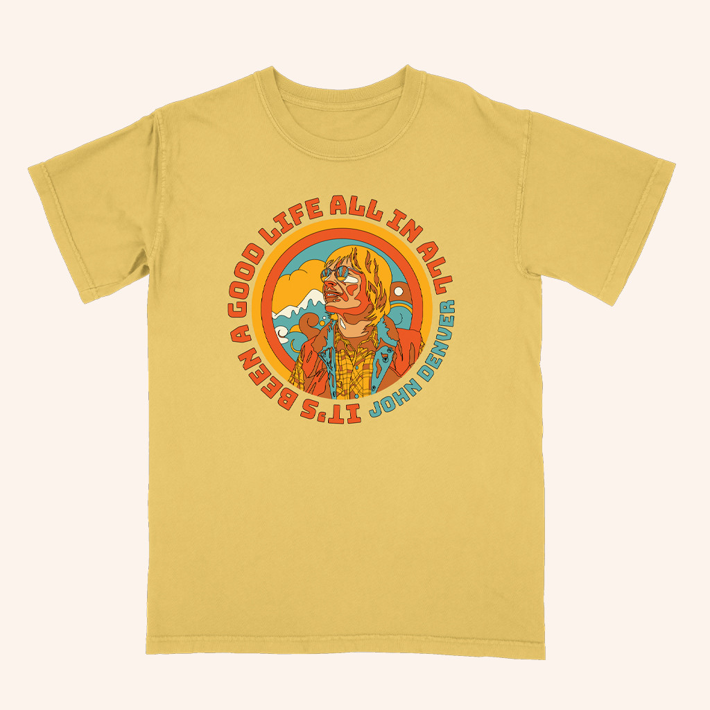 John Denver Merchtable Merch Good Life All In All T-Shirt Birthday Gifts For Music Lovers