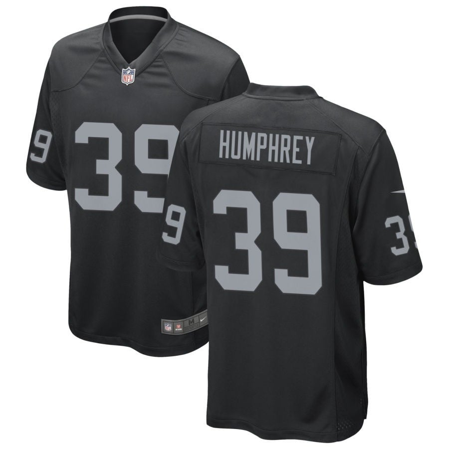 John Humphrey Las Vegas Raiders 2025 Game Jersey - Black