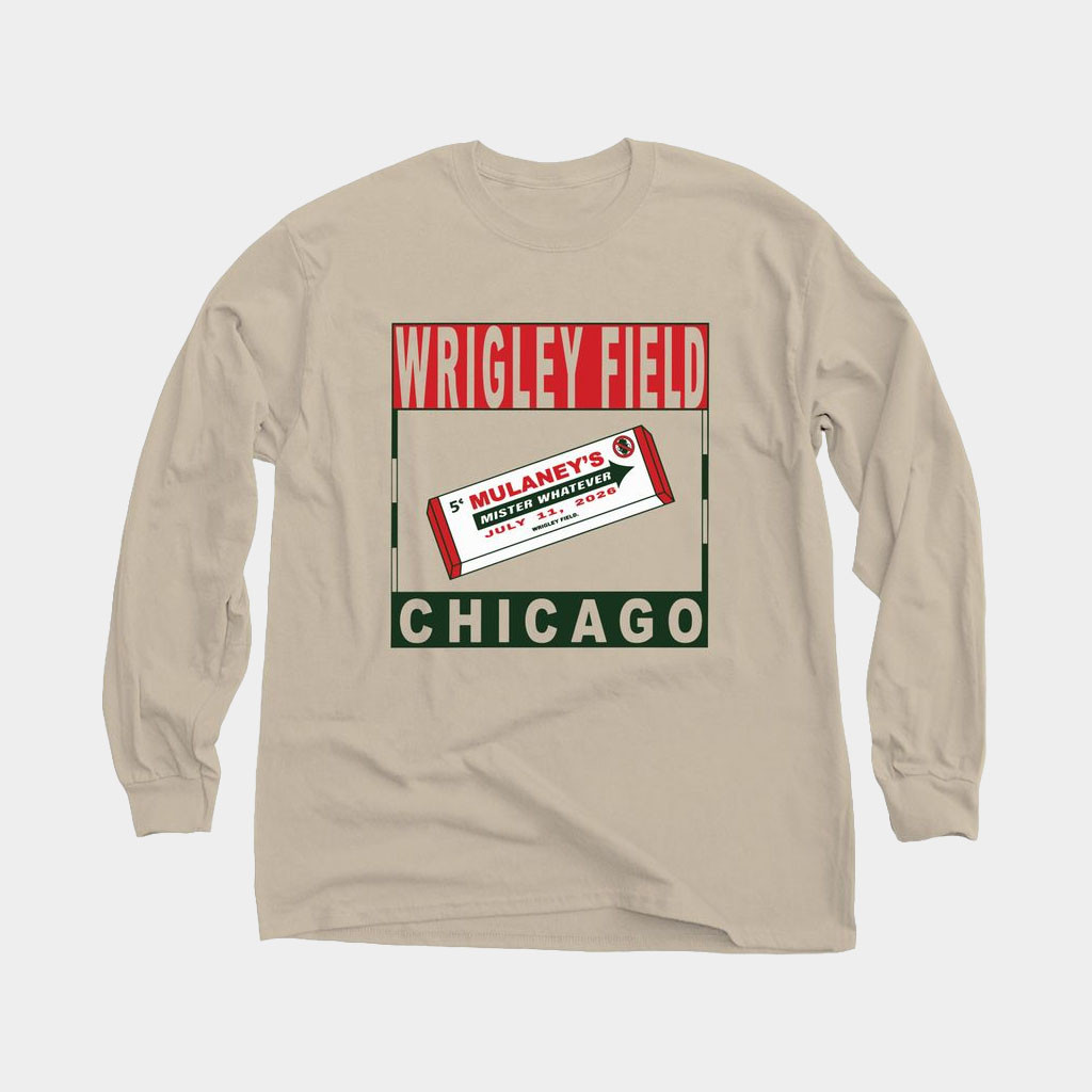 John Mulaney Merch 2026 Mister Whatever Tour Long Sleeve Shirt John Mulaney Wrigley Field Merch