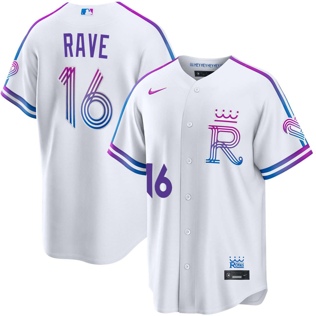 John Rave Kansas City Royals 2026 City Connect Jersey - White