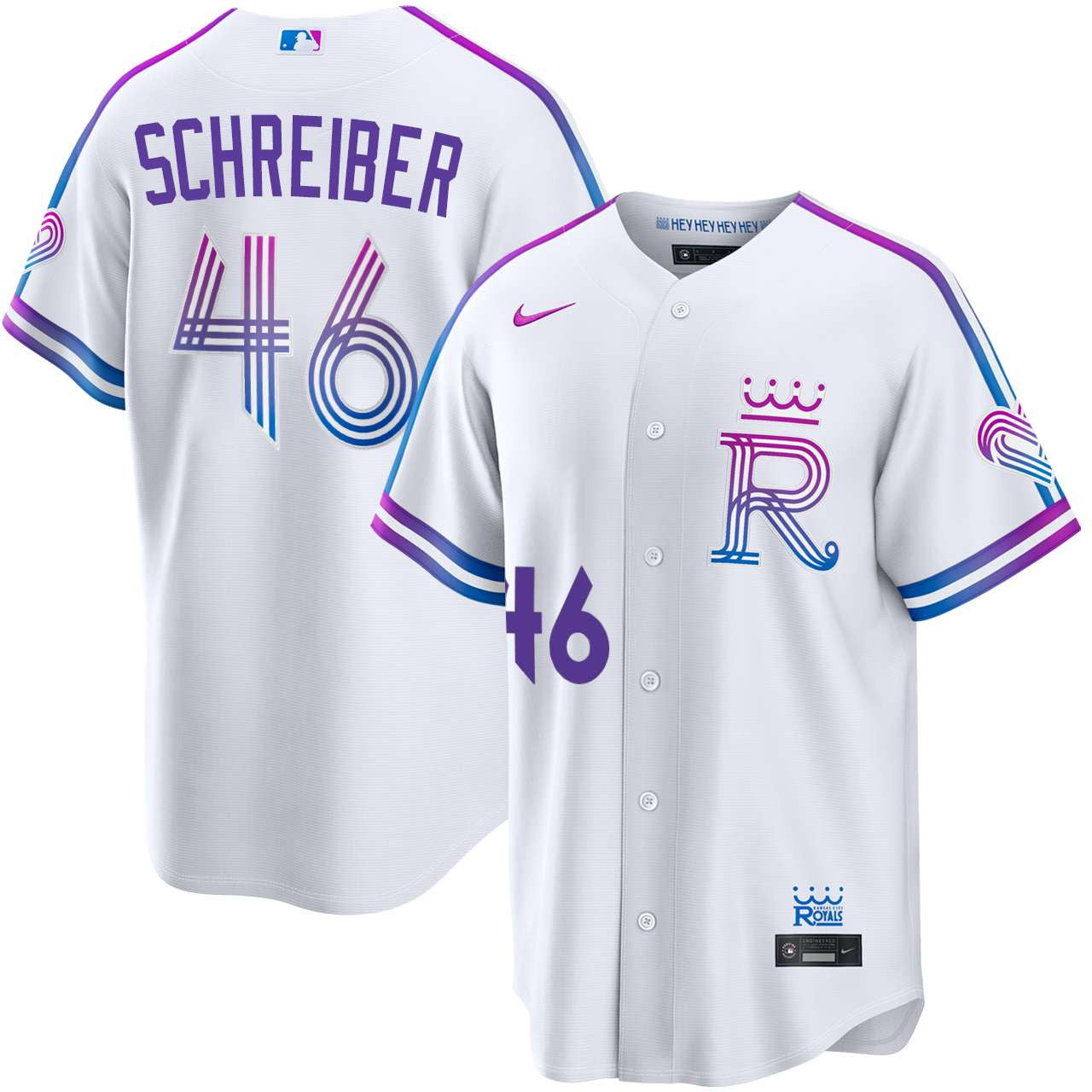 John Schreiber Kansas City Royals 2026 City Connect Jersey - White