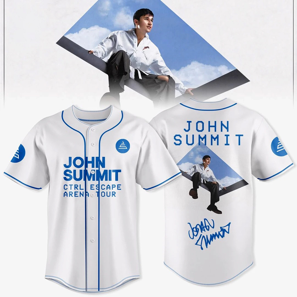 John Summit CTRL ESCAPE Arena Tour 2026 Limited Edition Baseball Jersey