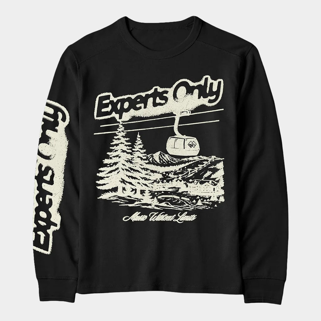 John Summit Merch 2026 Experts Only Winter Mountain Long Sleeve T-Shirt John Summit Shirt