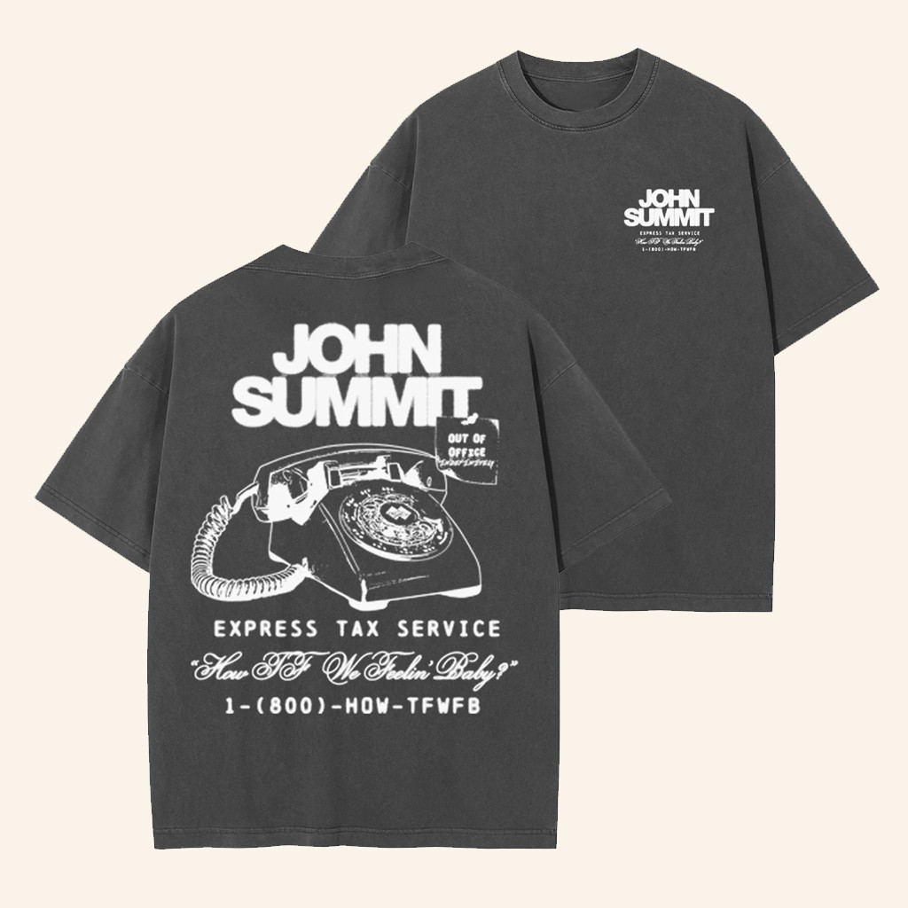 John Summit Merch John Summit Express Tax Services T-Shirt Presents For DJ Lovers
