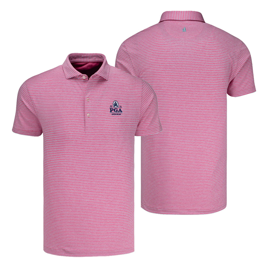 Johnnie O 2026 PGA Championship Michael Stripe Polo Shirt PGA Championship 2026 Gear