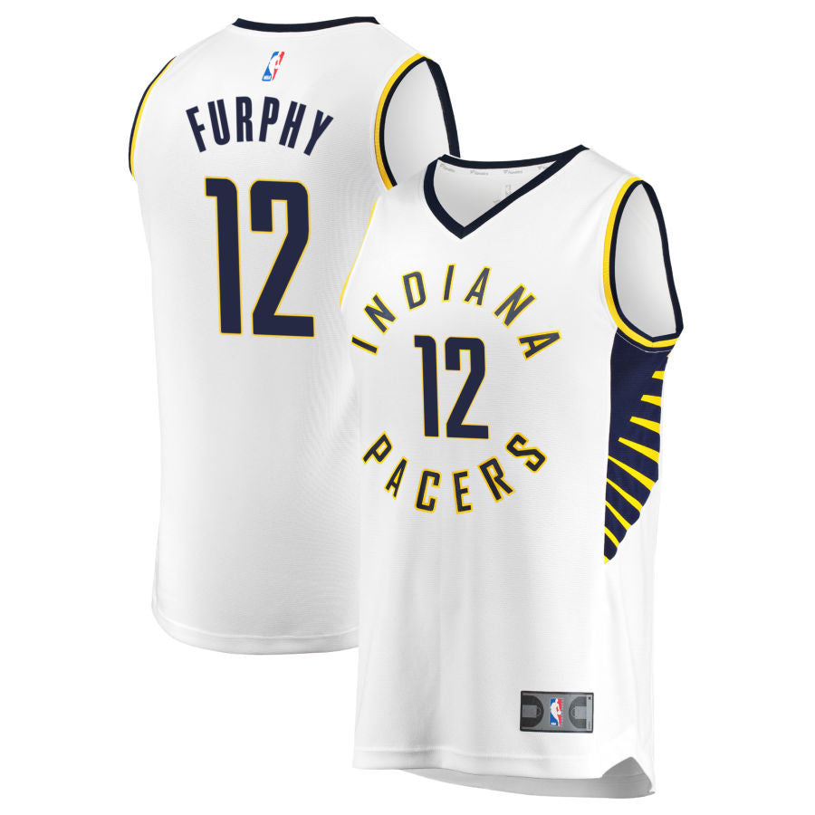 Johnny Furphy Indiana Pacers 2025 Association Edition Jersey - White