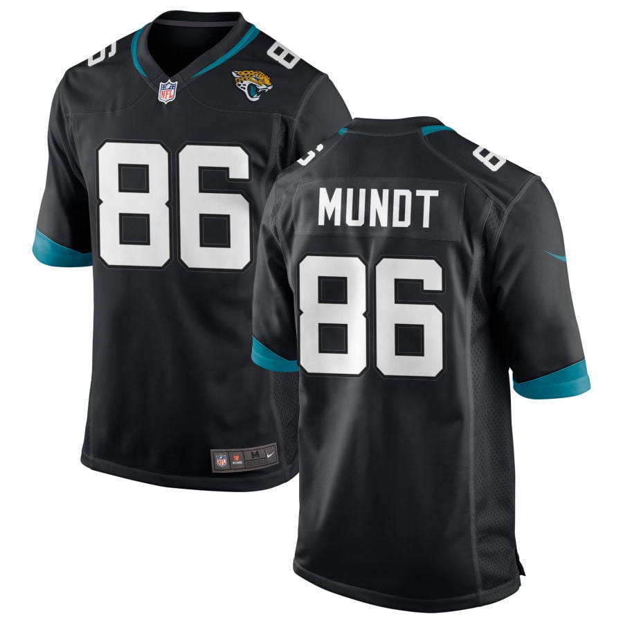 Johnny Mundt Jacksonville Jaguars 2025 Game Jersey - Black