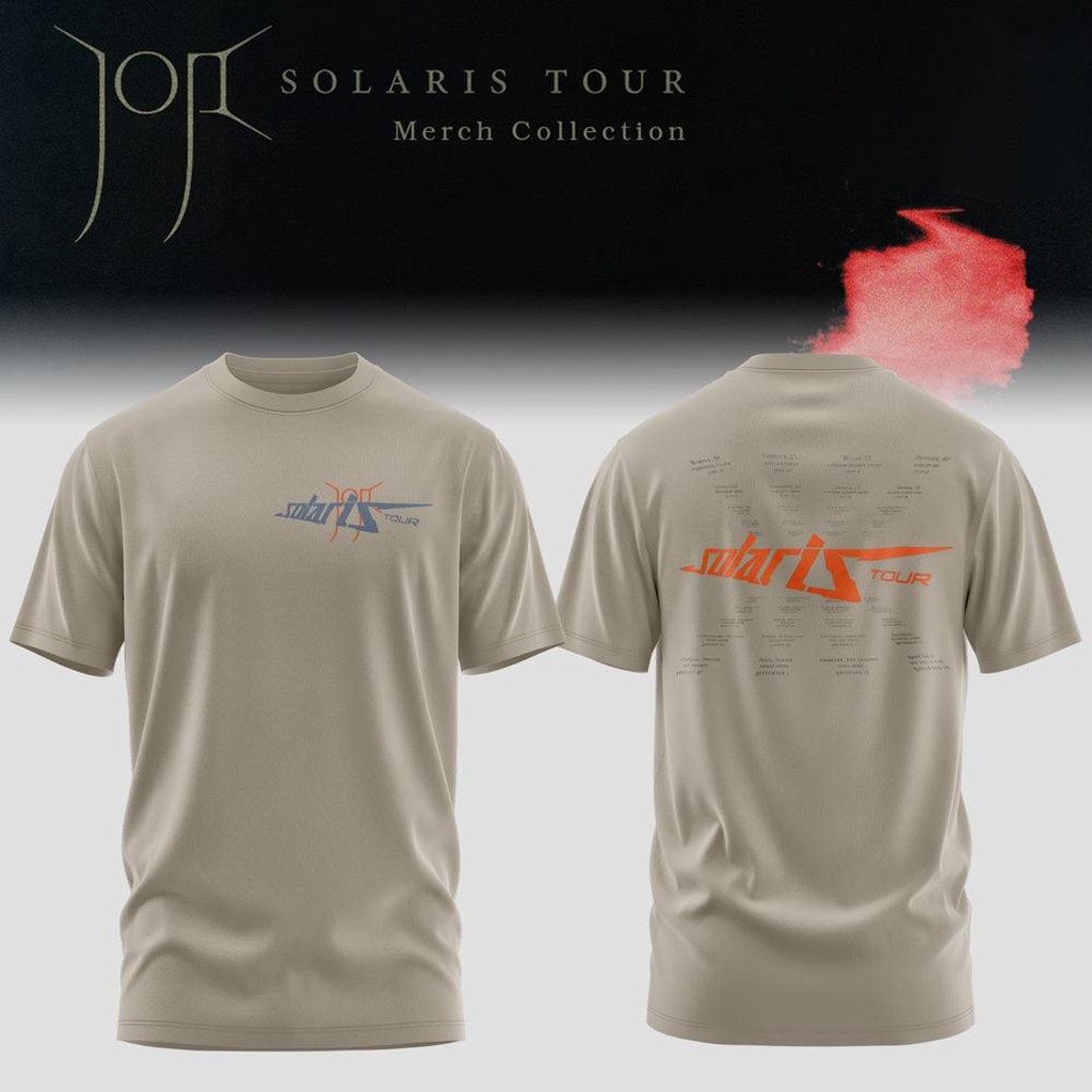 Joji Solaris Tour Merch 2026 Solaris Dateback T-Shirt Music Related Gifts For Guys