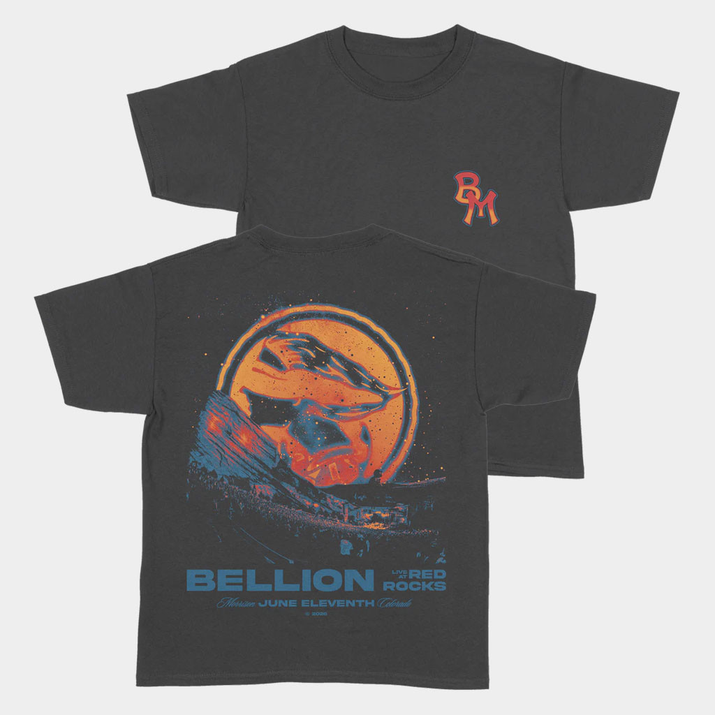 Jon Bellion Merch 2026 Red Rocks T-Shirt Jon Bellion Tour Merch Gifts For Music Lovers