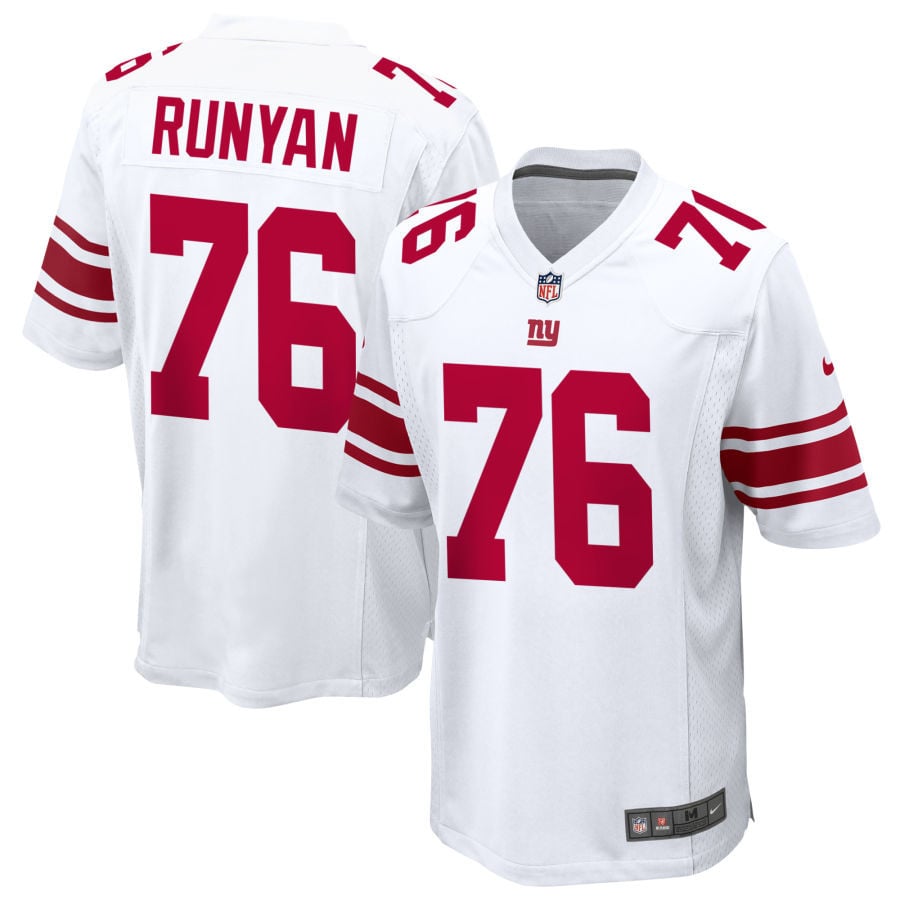 Jon Runyan New York Giants 2025 Game Jersey - White