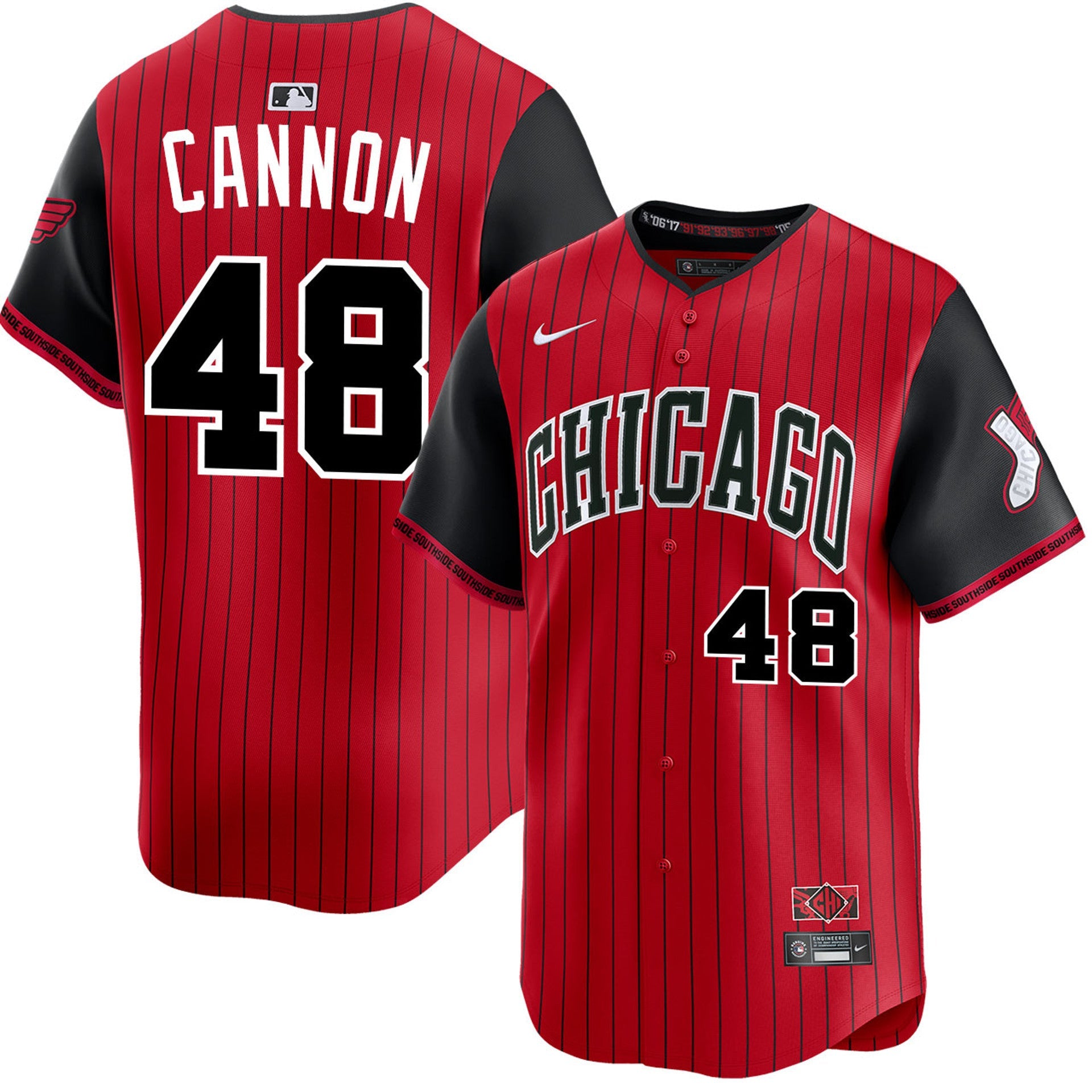 Jonathan Cannon Chicago White Sox 2025 City Connect Limited Jersey - Red/Black