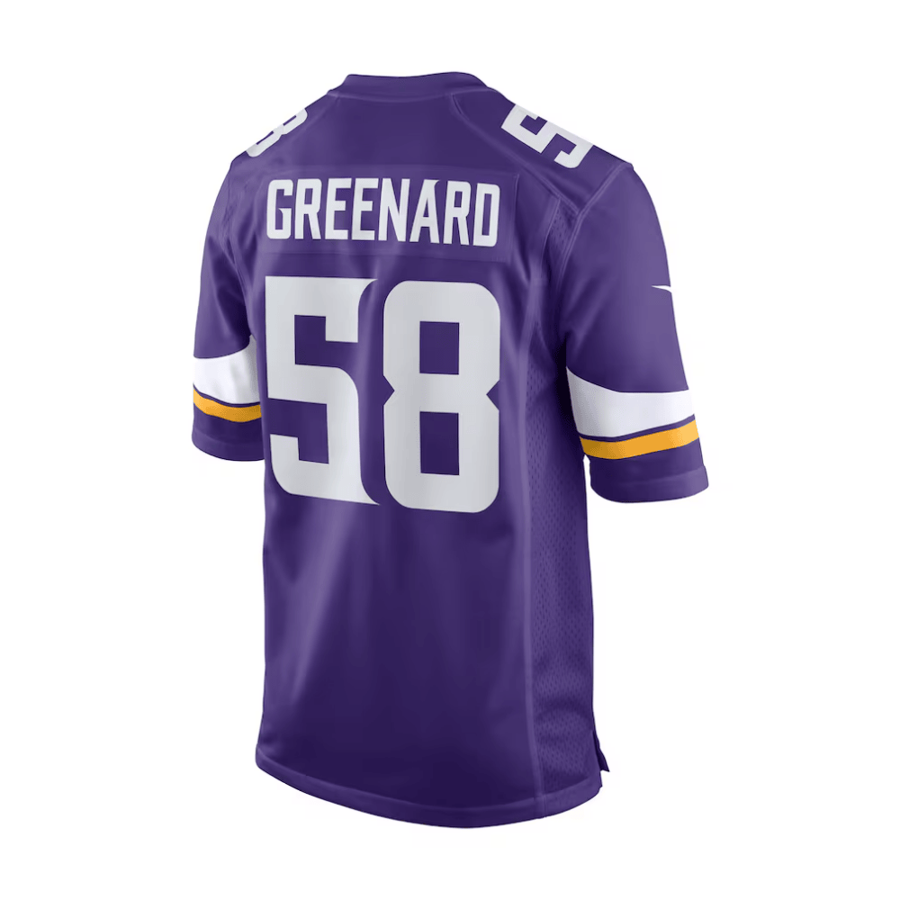 Jonathan Greenard Baltimore Ravens 2025 Pro Bowl Patch Game Men Jersey - Purple - Image 3