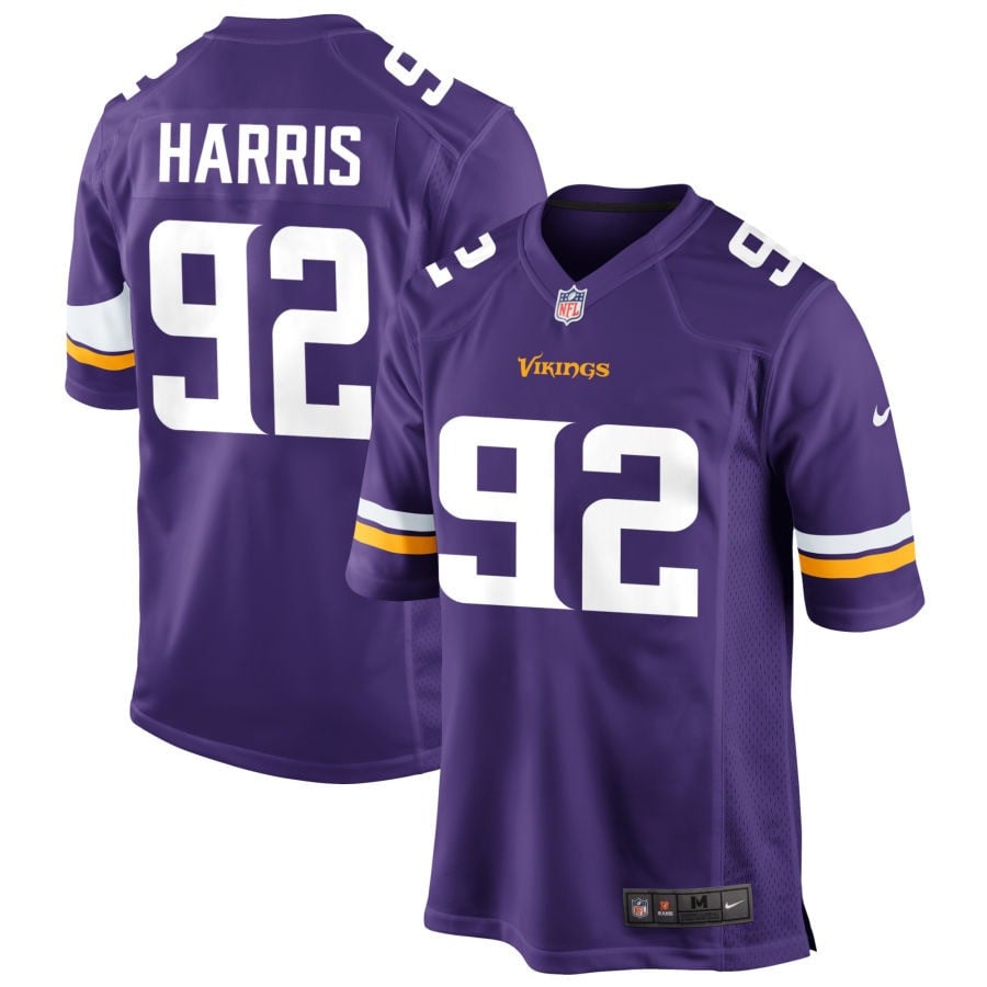 Jonathan Harris Minnesota Vikings 2025 Game Jersey - Purple