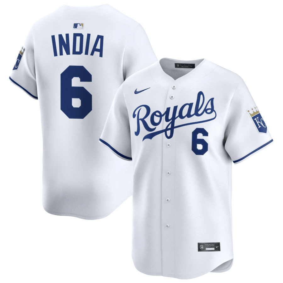 Jonathan India Kansas City Royals 2025 Home Limited Jersey - White
