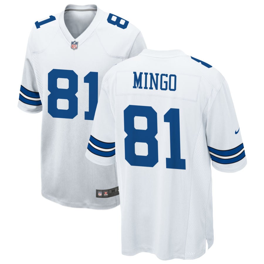 Jonathan Mingo Dallas Cowboys 2025 Game Jersey - White