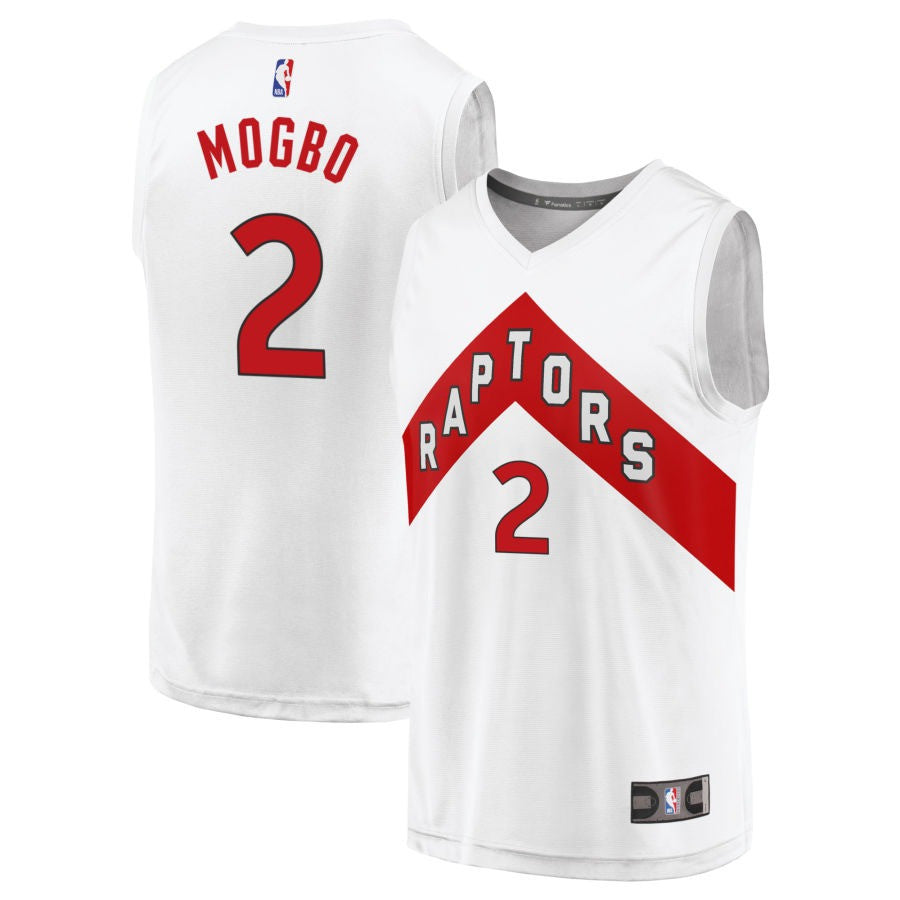 Jonathan Mogbo Toronto Raptors 2025 Association Edition Fast Break Jersey - White 1 Jonathan Mogbo Toronto Raptors 2025 Association Edition Fast Break Jersey - White