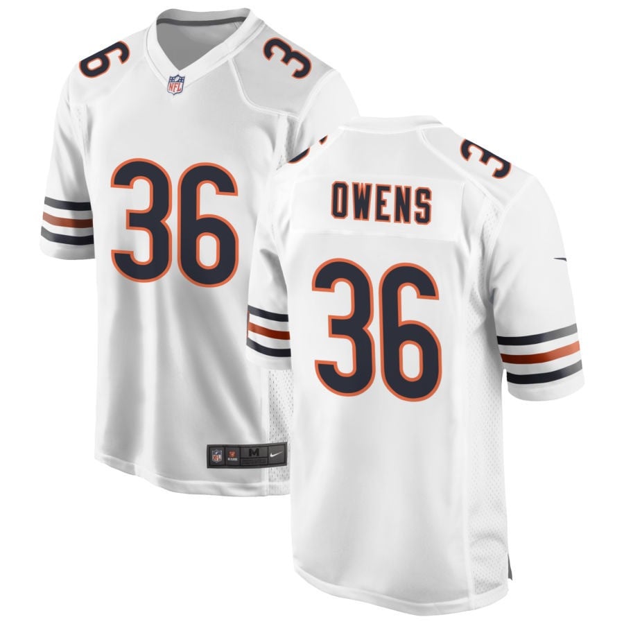 Jonathan Owens Chicago Bears 2025 Game Jersey - White