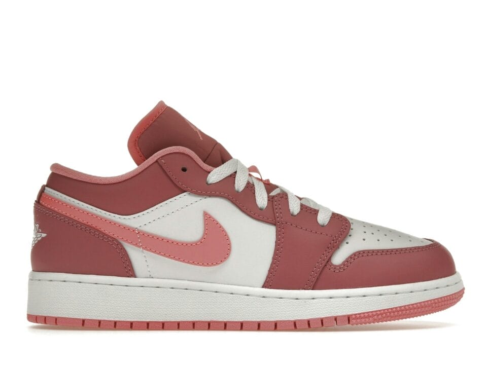 Jordan 1 Low Desert Berry (GS) - Grade School Sneaker Style 553560-616