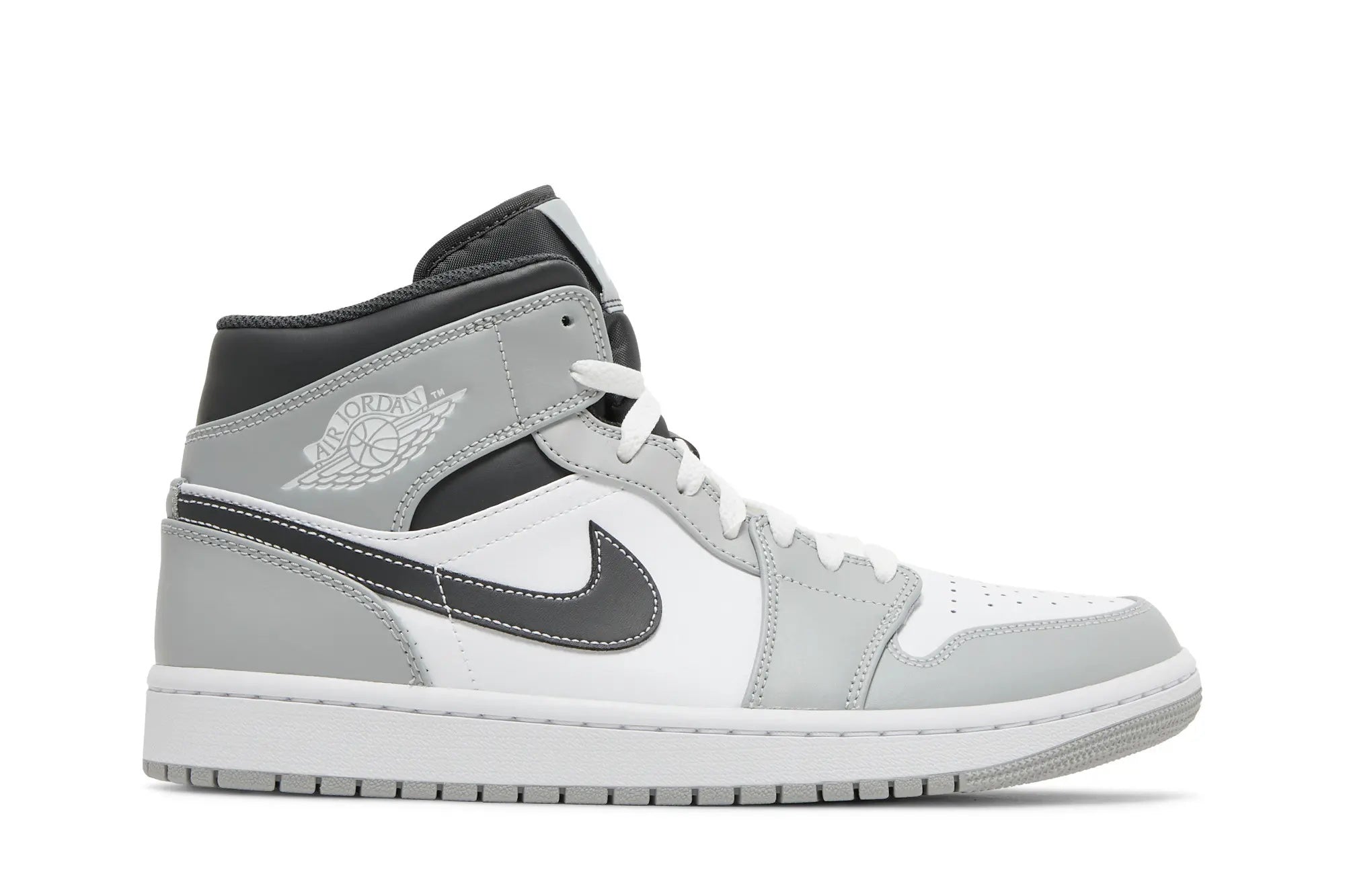 Jordan 1 Mid 'Light Smoke Grey' - Image 3