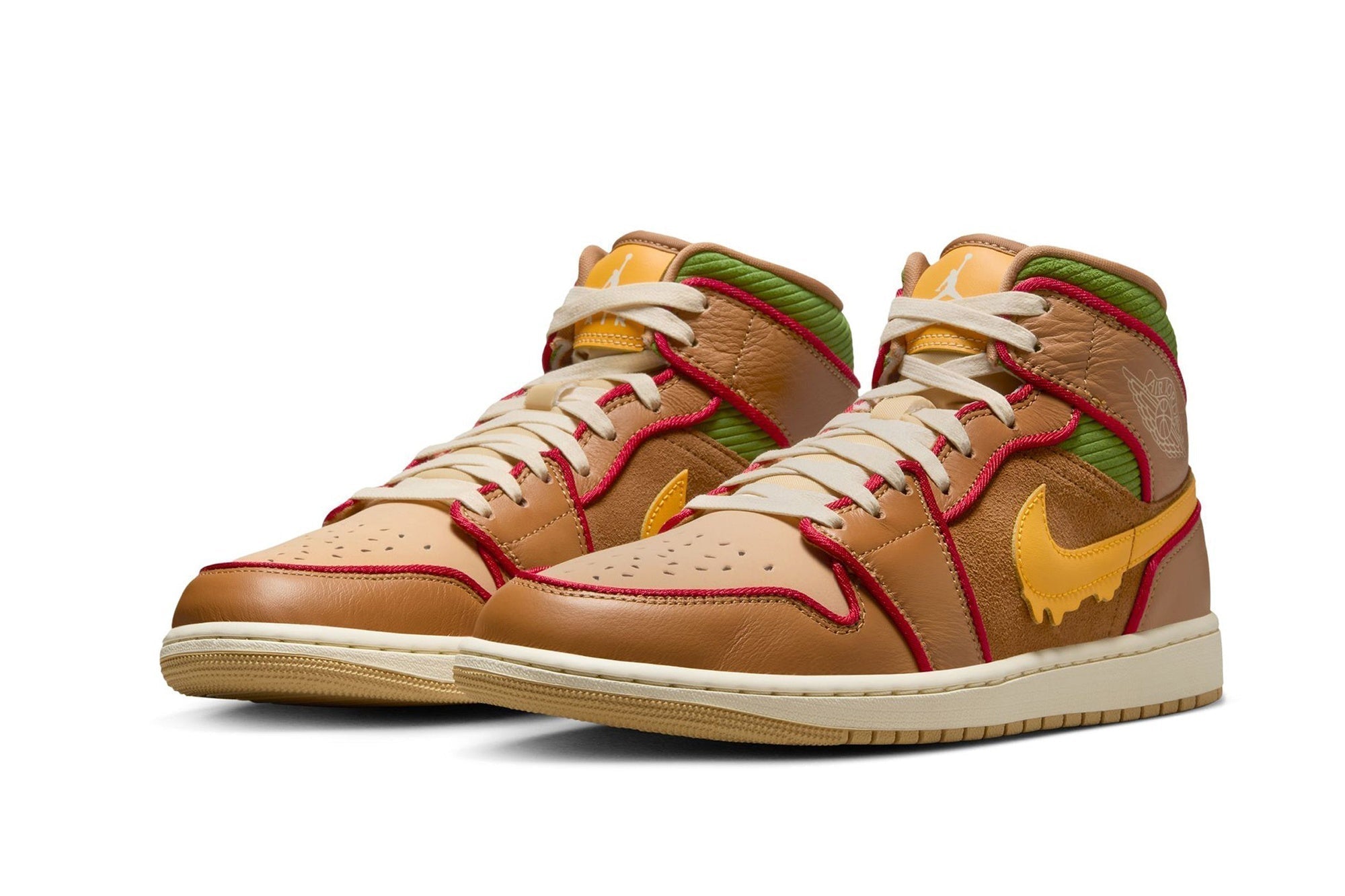 Jordan 1 Mid SE 'Cheeseburger' - Image 3