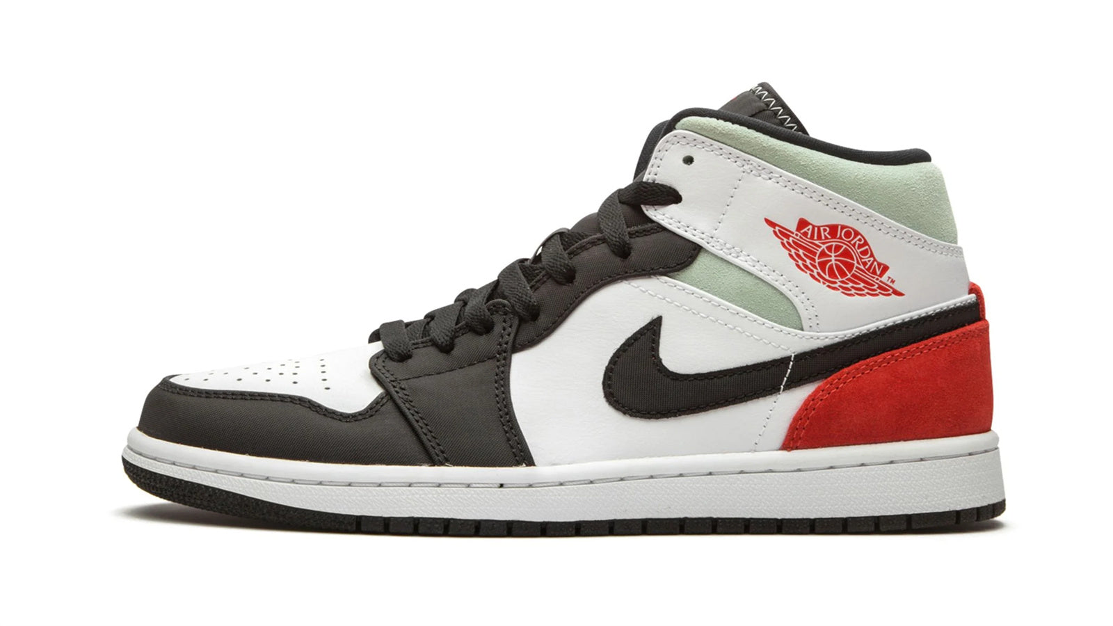 Jordan 1 Mid SE "Red Grey Black Toe" - Image 3