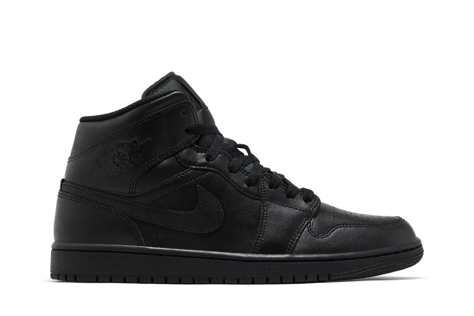 Jordan 1 Mid 'Triple Black' 2022 - Image 3