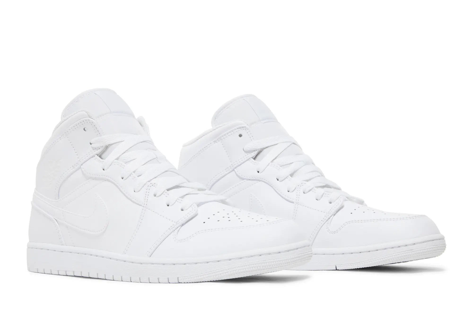 Jordan 1 Mid 'Triple White' - Image 4