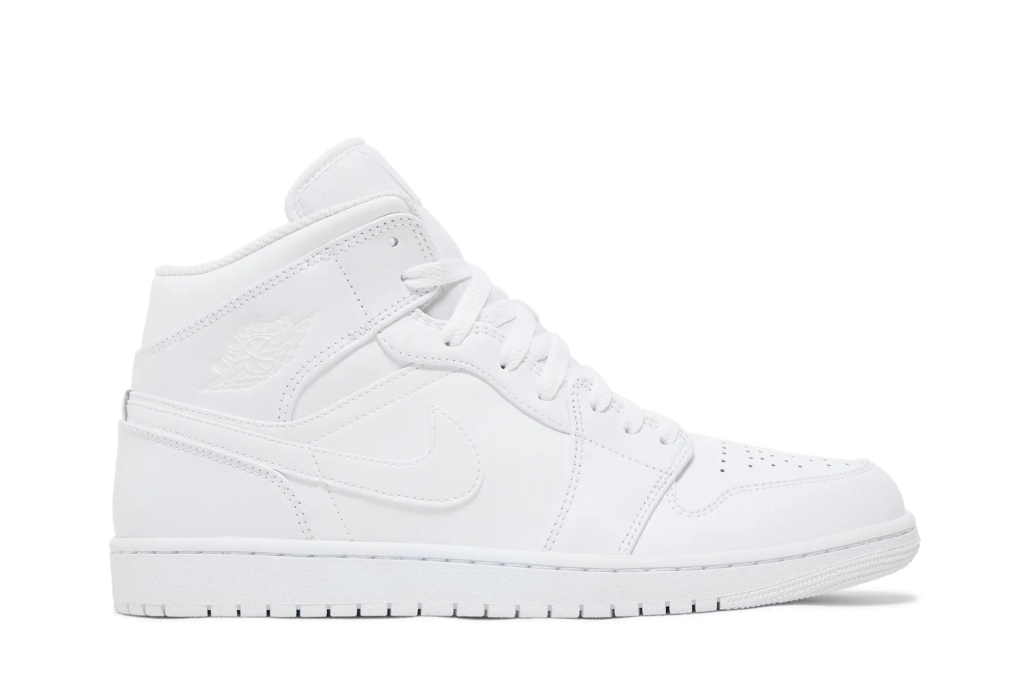 Jordan 1 Mid 'Triple White' - Image 3