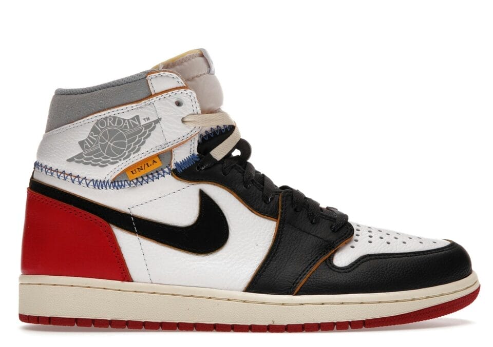 Jordan 1 Retro High Union Los Angeles Black Toe Sneaker Style BV1300-106