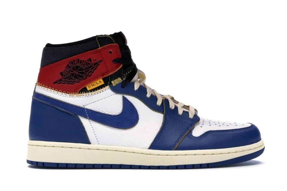 Jordan 1 Retro High Union Los Angeles Storm Blue Sneakers - BV1300-146