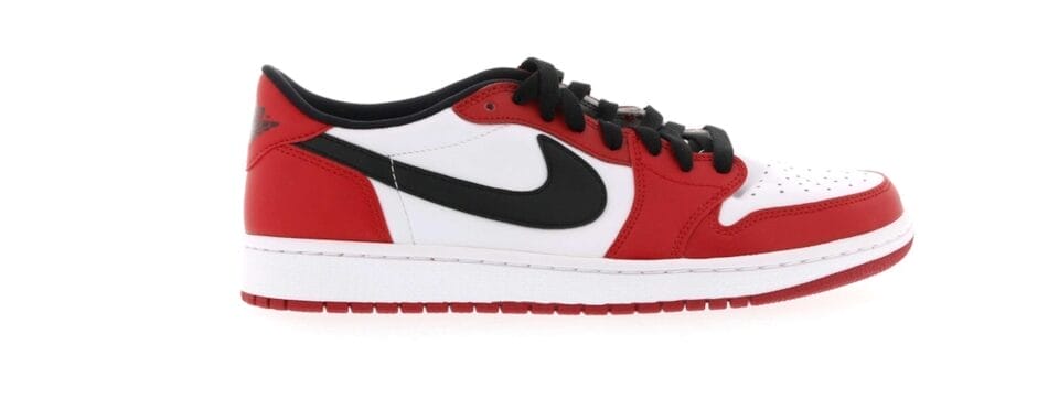 Jordan 1 Retro Low Chicago (2016) - 705329-600 - OG Chicago Bulls Colorway - All Leather