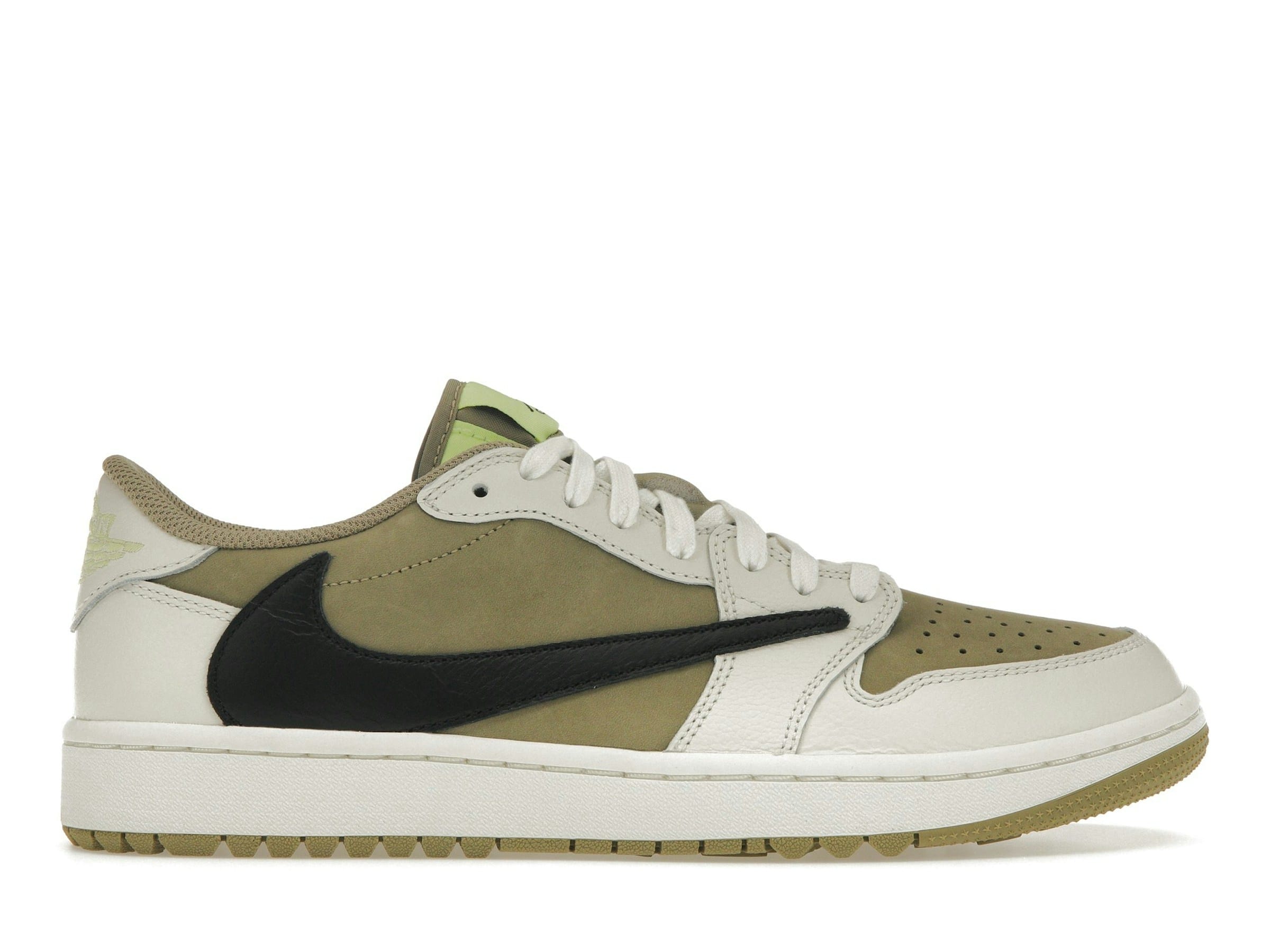 Jordan 1 Retro Low Golf Travis Scott Neutral Olive Shoes | FZ3124-200 - Image 2