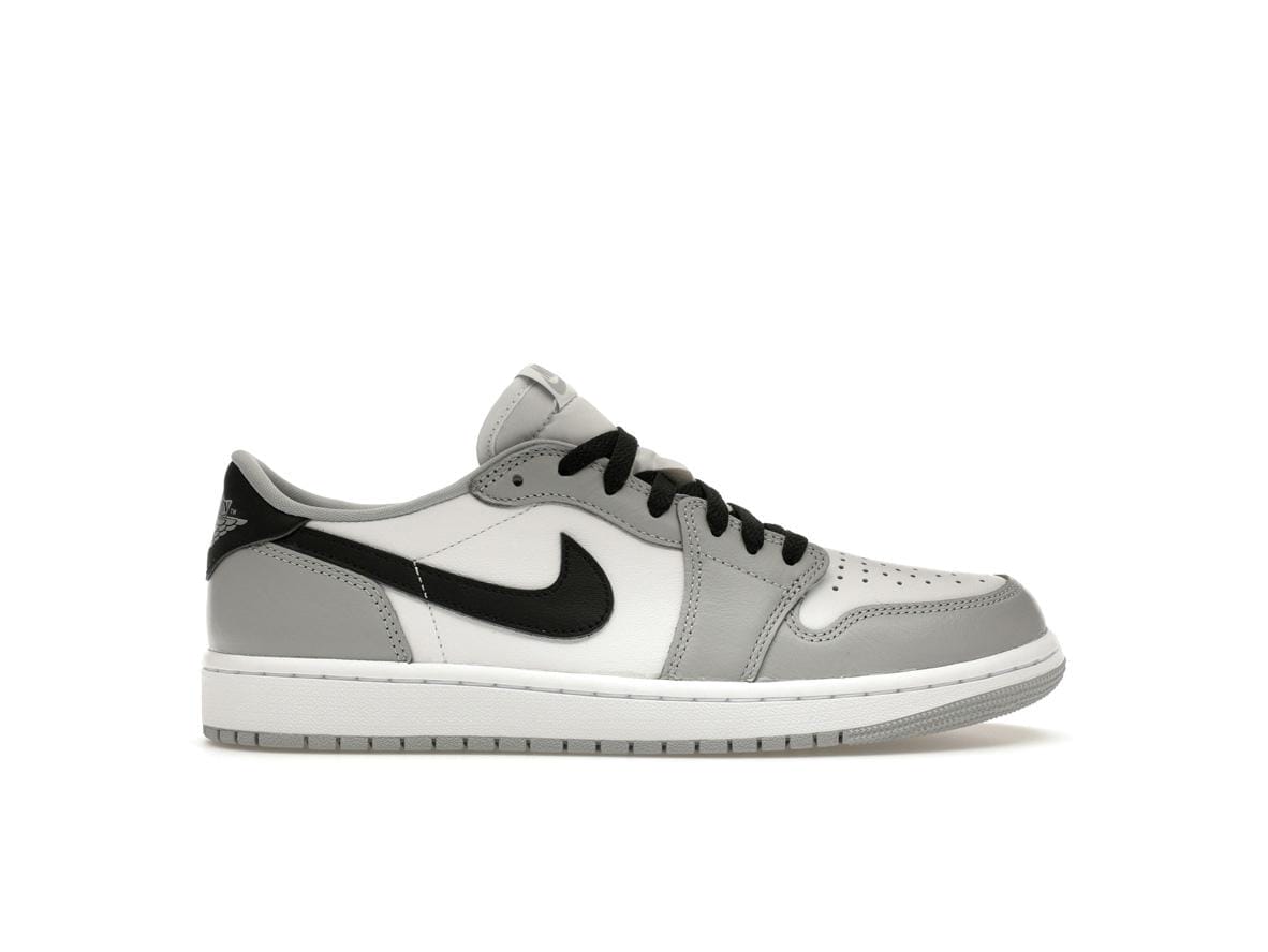 Jordan 1 Retro Low OG Barons White/Black-Wolf Grey Sneakers | Style Code CZ0790-110 - Image 2