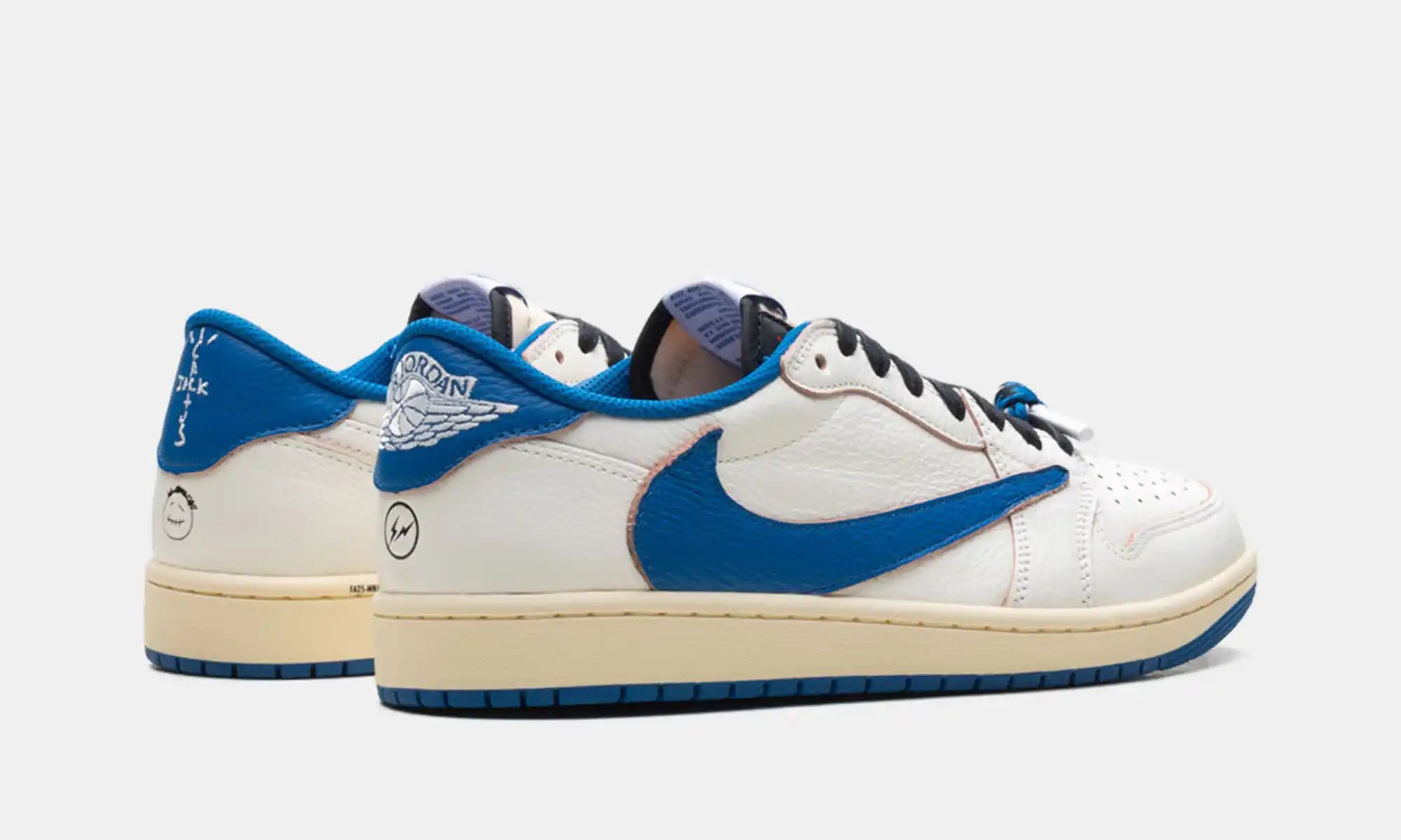 Jordan 1 Retro Low OG SP Fragment x Travis Scott Sail Military Blue - Image 5