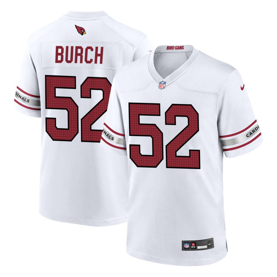 Jordan Burch Arizona Cardinals 2025 Game Jersey - White