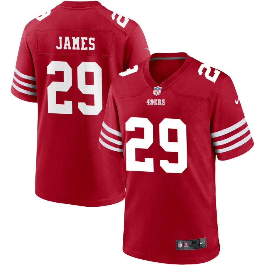 Jordan James San Francisco 49ers 2025 Jersey - Scarlet