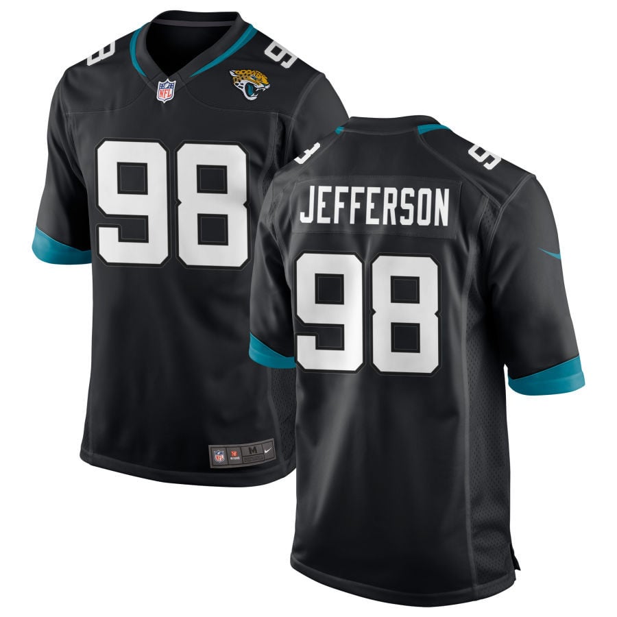 Jordan Jefferson Jacksonville Jaguars 2025 Game Jersey - Black