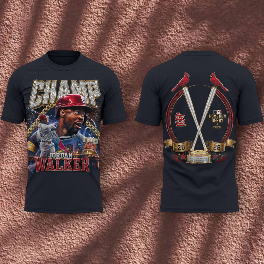 Jordan Walker Home Run Derby 2026 Champions T-Shirt Jordan Walker Merch Unique Gifts For Him