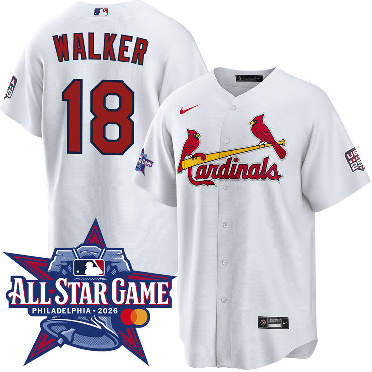 Jordan Walker St. Louis Cardinals 2026 All-Star Game Home JJersey - White