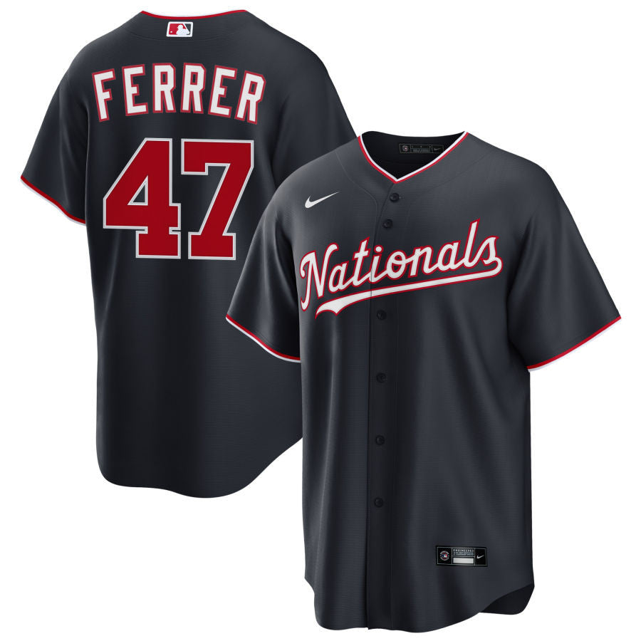 Jose A. Ferrer Washington Nationals 2025 Alternate Jersey - Navy