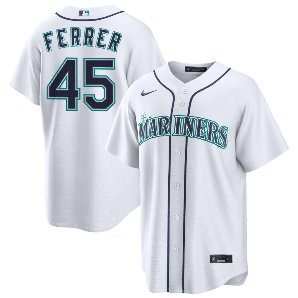 Jose A.Ferrer Seattle Mariners 2026 Home Jersey - White
