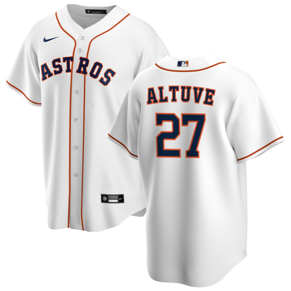 Jose Altuve Houston Astros 2026 Home Jersey - White